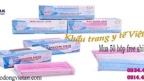 KHẨU TRANG Y TẾ 50 CÁI 4 LỚP 5 MÀU ĐẸP – CHÍNH HÃNG – CHẤT LƯỢNG!