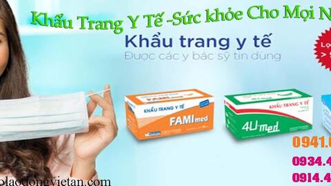 KHẨU TRANG Y TẾ ĐẠT CHUẨN VÀ TỐT NHẤT HIỆN NAY TẠI BẢO HỘ VIỆT AN CHÚNG TÔI  ?