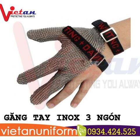 GĂNG TAY CHỐNG CẮT INOX 3 NGÓN